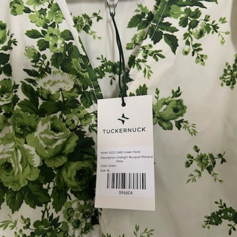 Tuckernuck Green Floral Midi Dress - Picture 5 of 5